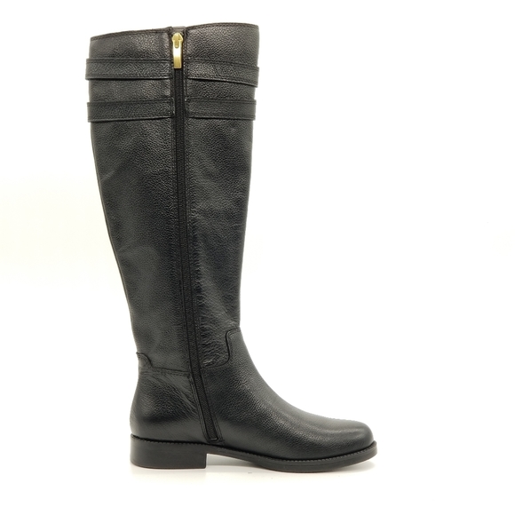 NEW Franco Sarto Christoff Black Riding Boots Sz 7 - Picture 4 of 8